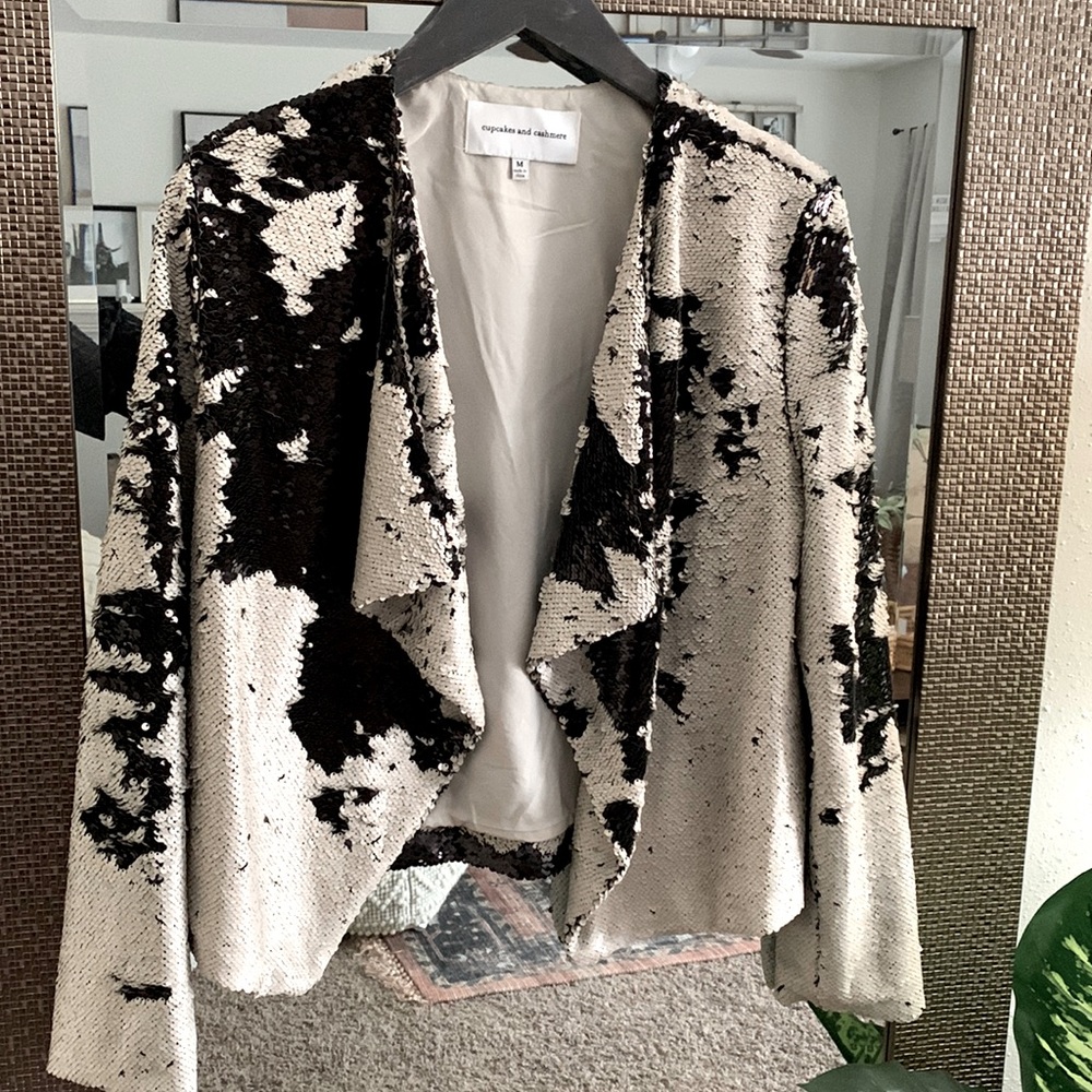 Sequin Holiday Jacket
